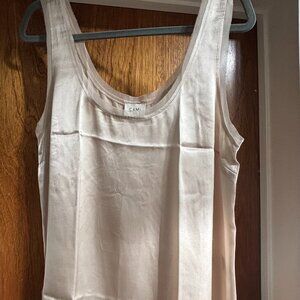 Cami NYC womens silk Nilou - size Large - Oat
